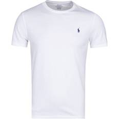 Polo Ralph Lauren Bomuld - Herre T-shirts Polo Ralph Lauren Jersey Crewneck T-shirt - White