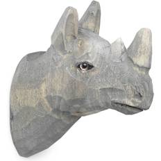 Ferm Living Grå Opbevaring Ferm Living Animal Hand Carved Hook Rhino