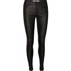 Jeans på tilbud Vero Moda Vmseven Nw Smooth Coated Trousers - Black