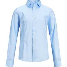 164 Skjorter Jack & Jones Boy's Curved Hem Shirt - Blue/Cashmere Blue (12151620)
