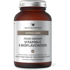 Wild Nutrition Food-Grown Vitamin C & Bioflavonoids 60 stk