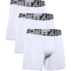 Under Armour Hvid Underbukser Under Armour Charged Cotton 6" Boxerjock 3-pack - White