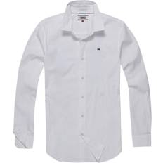 Tommy Hilfiger S Skjorter Tommy Hilfiger Original Stretch Slim Casual Shirt - Classic White