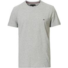 Tommy Hilfiger Herre - M T-shirts Tommy Hilfiger Core Stretch Slim Fit Crew Neck T-shirt - Light Grey Heather