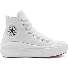 Converse 44 ⅓ - Dame - Snørebånd Sneakers Converse Chuck Taylor All Star Move Platform W - White/Natural Ivory/Black