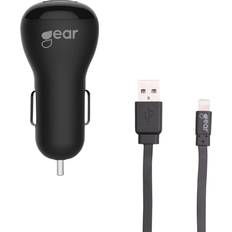 Gear by Carl Douglas Charger 12V 2xUSB 2.4A Lightning Cable 1m