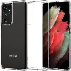 Spigen Samsung Galaxy S21 Ultra Mobiletuier Spigen Liquid Crystal Case for Galaxy S21 Ultra