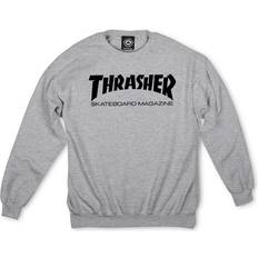 Thrasher Magazine Sweatere Thrasher Magazine Skate Mag Crewneck Sweatshirt - Gray