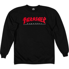 Thrasher Magazine Sweatere Thrasher Magazine Godzilla Crewneck Sweatshirt - Black