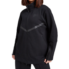 Nike Dame - Fleecetrøjer & Piletrøjer - Polyester Sweatere Nike Tech Fleece Jacket Women - Black