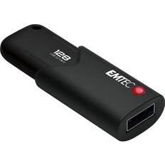 128 GB - USB 3.2 (Gen 2) - USB Type-A USB Stik Emtec B120 Click Secure 3.2 128GB