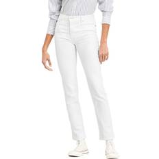 26 - Dame - L32 Bukser & Shorts Levi's 724 High Rise Straight Jeans - Western White/Neutral