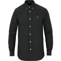 Morris Herre Skjorter Morris Oxford Solid Shirt - Black