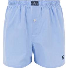 Herre Trusser Polo Ralph Lauren Woven Boxer Shorts - Mini Gingham Light Blue
