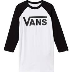 Vans Børnetøj Vans Kid's Classic Raglan T-Shirt - White/Black (VN0003P3YB2)