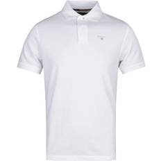 Barbour Overdele Barbour Tartan Pique Polo Shirt - White/Dress
