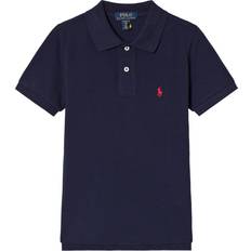 Ralph Lauren Drenge Overdele Børnetøj Ralph Lauren Boy's Logo Poloshirt - Navy Blue