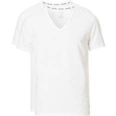 Calvin Klein Slim T-shirts & Toppe Calvin Klein Modern Cotton Lounge T-shirts 2-pack - White