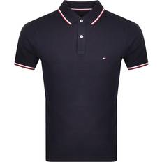 Tommy Hilfiger Blå T-shirts & Toppe Tommy Hilfiger Tipped Collar Slim Fit Polo