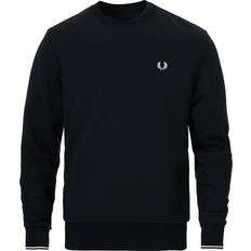 Fred Perry Herre Sweatere Fred Perry Crew Neck Sweatshirt - Black