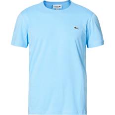 Lacoste Herre T-shirts Lacoste Crew Neck Pima Cotton Jersey T-shirt - Blue