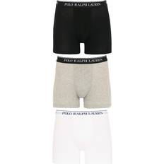 Polo Ralph Lauren Multifarvet Undertøj Polo Ralph Lauren 3-Pack Stretch Boxer Brief - White/Black/Grey