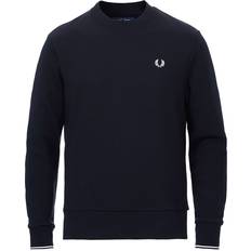 Fred Perry Herre Tøj Fred Perry Crew Neck Sweatshirt - Navy