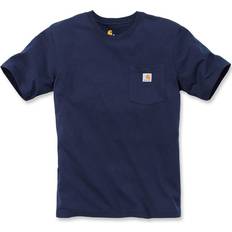 Carhartt Herre T-shirts Carhartt Workwear Pocket Short-Sleeve T-shirt - Navy