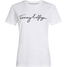 Tommy Hilfiger 14 Overdele Tommy Hilfiger Heritage Crew Neck Logo T-shirt - Classic White