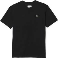 Lacoste Herre T-shirts Lacoste Basic Crew Neck T-shirt - Black