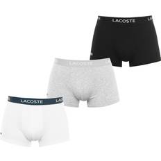 Lacoste Briefs Underbukser Lacoste Boxer Briefs 3-pack - Black/White/Grey Chine