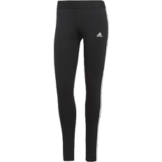 14 - Dame - XXL Tights adidas Women's Loungewear Essentials 3-Stripes Leggings - Black/White