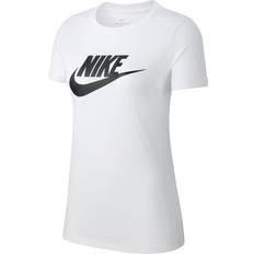 22 T-shirts Nike Sportswear Essential T-shirt - White/Black