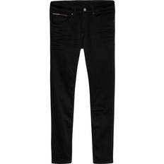Tommy Hilfiger Herre - W33 Jeans Tommy Hilfiger Tapered Slim Fit Black Jeans - Black Stretch