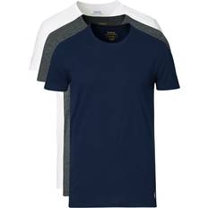 Polo Ralph Lauren Herre T-shirts Polo Ralph Lauren Crew Neck T-shirt 3-pack - Navy/Grey/White