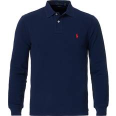 Polo Ralph Lauren 3XL - Herre - Joggingbukser Overdele Polo Ralph Lauren Slim Fit Long Sleeve Polo Shirt - Newport Navy