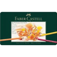 Farveblyanter Faber-Castell Colour Pencil Polychromos Tin of 36