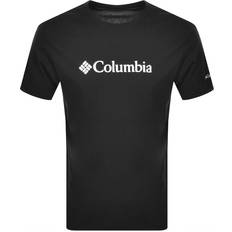 Columbia Herre Overdele Columbia CSC Basic Logo Short Sleeve T-shirt - Black Icon