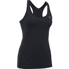 Dame - Polyester T-shirts & Toppe Under Armour HeatGear Armour Racer Tank Women - Black