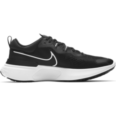 Nike 7,5 - Unisex Løbesko Nike React Miler 2 M - Black/Smoke Grey/White