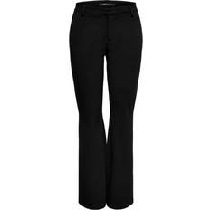 Only 34 Bukser Only Rocky Flared Trousers - Black