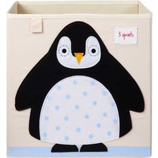 3 Sprouts Brun Børneværelse 3 Sprouts Penguin Storage Box