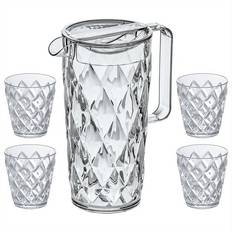Koziol Plast Karafler, Kander & Flasker Koziol Crystal Glasses With Kande 5stk 1.6L