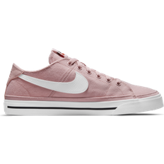 Nike 45 - Dame - Pink Sneakers Nike Court Legacy Canvas W - Pink Glaze/Black/Team Orange/White