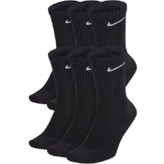 Nike Dame - Outdoor bukser Tøj Nike Everyday Cushioned Training Socks 6-pack - Black/White
