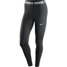 Nike Dame Bukser & Shorts Nike Pro Mid-Rise Leggings Women - Black/White
