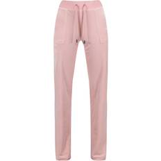 Juicy Couture Bukser Juicy Couture Del Ray Classic Velour Pant - Pale Pink