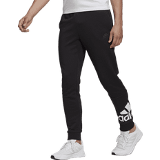 Herre - Joggingbukser - Viskose adidas Essentials French Terry Tapered Cuff Logo Joggers - Black/White