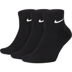Nike Træningstøj - Unisex Undertøj Nike Everyday Cushioned Training Ankle Socks 3-pack - Black/White