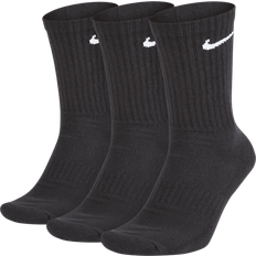 Nike Unisex Tøj Nike Everyday Cushioned Training Crew Socks 3-pack Unisex - Black/White